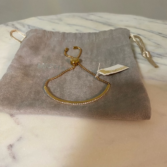 MICHAEL Michael Kors Jewelry - Michael Kors Pavé Slider Bracelet in Rose Gold. NWT